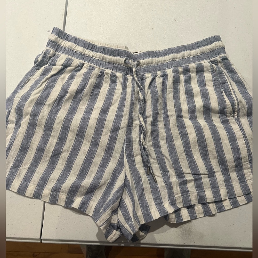 Gap Striped shorts , worn once . Large